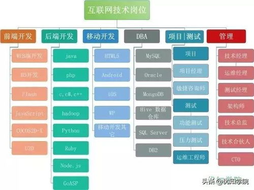 互聯網八大核心技術崗位全景解析 從代碼到數據的服務生態